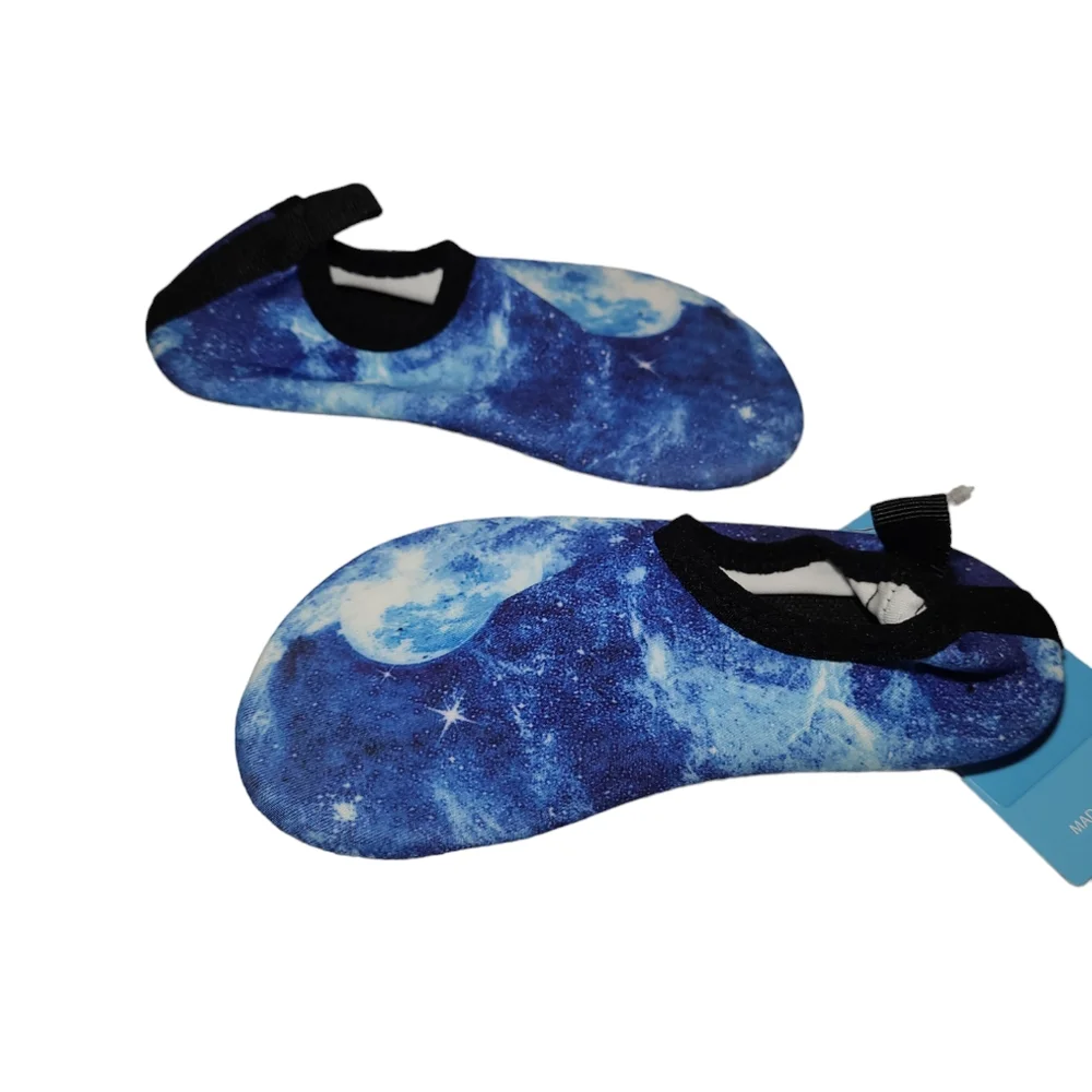 NING Kids Water Shoes Quick Dry Aqua Socks Swim Outdoor Sport Blue Toddler 10